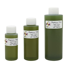 Green Amber Fragrance Oil - 4 Fl Oz Plastic Bottle (120ml)