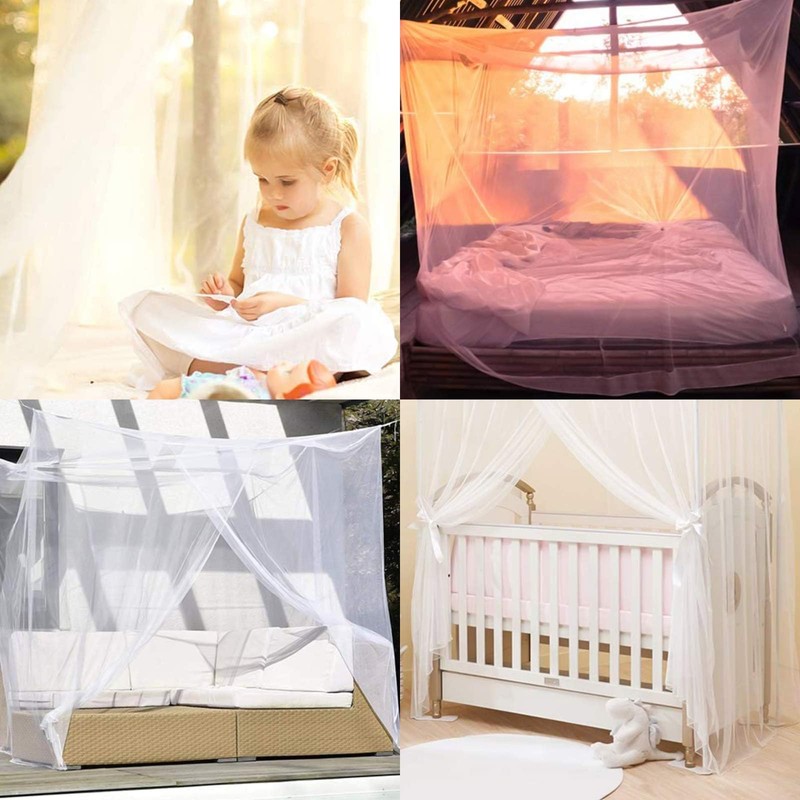 Mosquito Net Double and Single Bed, Mosquito Net, Square Bed