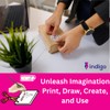 indigo® Multipurpose White A4 Sticker Labels-Inkjet, Laser, Copier-Versatile Sticker Labels