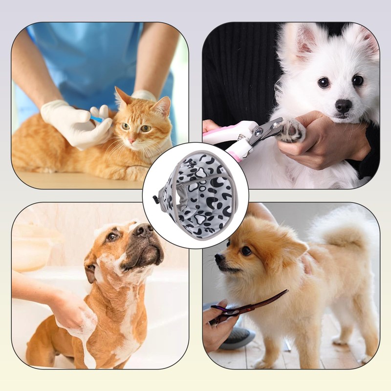 Dcsfadq Cat Collar Soft for Wound Protection Lick Prevention, Adjustable
