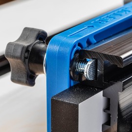 Adjustable Feather Board - Precision Woodworking Tools w/T Track Clamp for - Portable Table Saw & Router Table - Durable ABS Plastic for Secure, Accurate Cuts