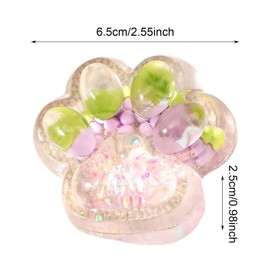 MUNSKT Squishy Giant Paw Toy, Cat Paw Toy, Anti-Stress Squishy Cat Paw Squishy Toy, Toy for Large Cats, Fidget Toys for (Grape)