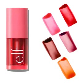 Rubor Líquido E.L.F. Cosmetics Sheer For It Blush Tint Pink Positive Labios Mejillas