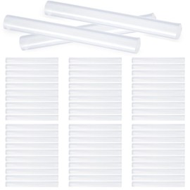 Hocansen 50Pcs Hot Glue Sticks 11x100mm Clear Hot Melt Glue Gun Sticks Strong Adhesive Resin Material for DIY Art Craft (RJB/11x100mm)