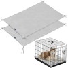 Moonsea 2-Pack Dog Crate Mat 42"X28" with 4 Ropes Non-Slip,Water