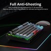 iTastatur 75% Percent Keyboard Programmable,82 Keys Wired Hot-swappable RGB Mechanical
