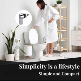 Hezee Toilet Flush Handle,Toilet Cistern Flush Parts,Cistern Lever,Adjustable WC Flush System for Handle-Operated Cis-Tern,Adjustable Arm for Flusher,Universal to-ilet Accessories for Our Daily Life