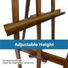 Somime A - Frame Wooden Display Easel with Wheels -