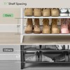 Nunsino Shoe Rack, Long Shoe Organizer,Max Holds 50 Pairs,8 Tier