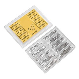 Zerone Watch Strap Friction Pins,Steel Watch Band Pins Watch Strap Pins Watch Strap Watchband Tubes Pins Linking Tool Accessory with Separate Compartments for Watch Repairing