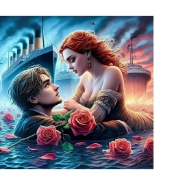 Fashion Jewelry Rare TITANIC MOVIE GOODBYE LOVE ROMANCE SEA OCEAN Charm 925 Silver 24" Necklace