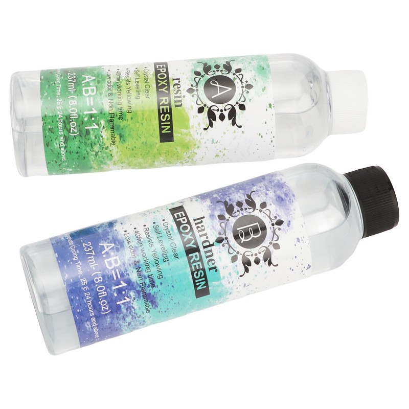 Epoxy Resin Glue Transparent UV Resistant Safe Low Odor DIY