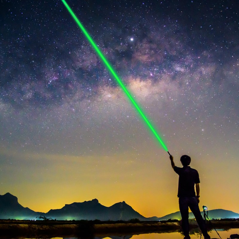 MIPREZT [4 Packs] Professional Rechargeable Green Laser Pointer High Power