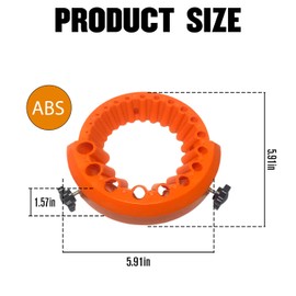 Drill Bit Sharpener Tool Power Drill Bit Sharpeners for Grinder Attachment 2 to 13 MM Drill Bit 125 MM Grinder Handheld Multi Tool Portable Drill Bit Sharpening (Orange)