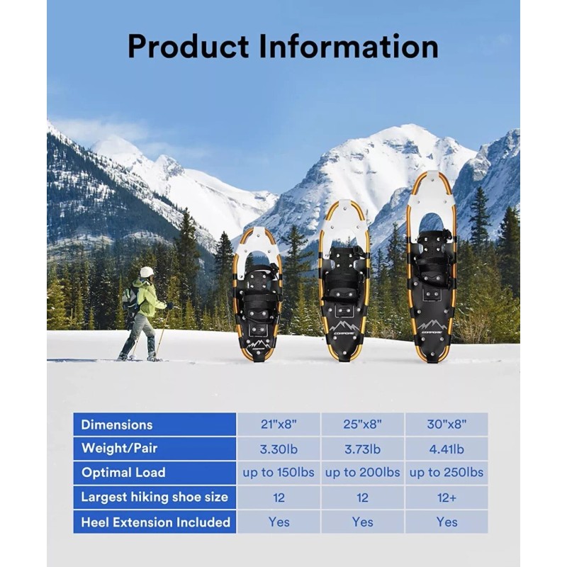 Gorpore New in box Gorpore 25” Snowshoes