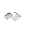 Pill Box Square Silver-Plated with Two Compartments Ideal for One-Handed