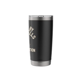 Powered By Kettlebells & Determination Funny Gym Workout Stainless Steel Insulated Tumbler