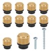 PATIKIL 1 Inch Dia. Cabinet Knobs, 10pcs Knurled Drawer Round
