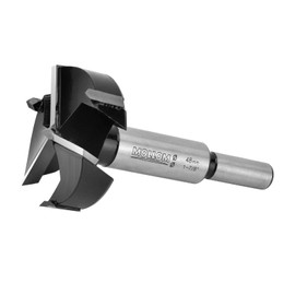 Mollom (48mm|1-7/8") Triple Flute Forstner Drill Bit for Woodworking with 3-Cutter YG8 Carbide Tipped of 2.0mm,Hinge Cutter Tool Kits for Hard Soft Wood, Plastic, Plywood