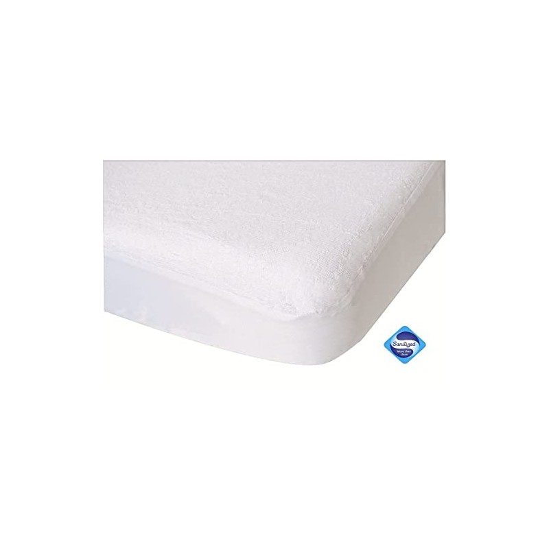 Poyetmotte Toucan Mattress Protector, 60 x 120 cm, White, One