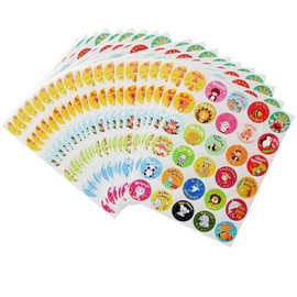 Pack of 600 Motivational Stickers Children Teacher Reward Stickers German with 30 Motifs Reward Stickers German Teacher Supplies Reward Sticker Praise Student Reward Sticker Children