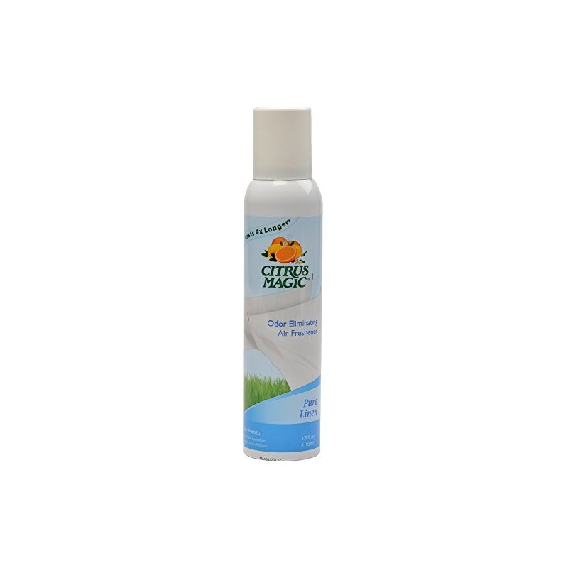 Citrus Magic Odor Eliminating Air Freshener Spray, Pure Linen, 3.0-Ounce