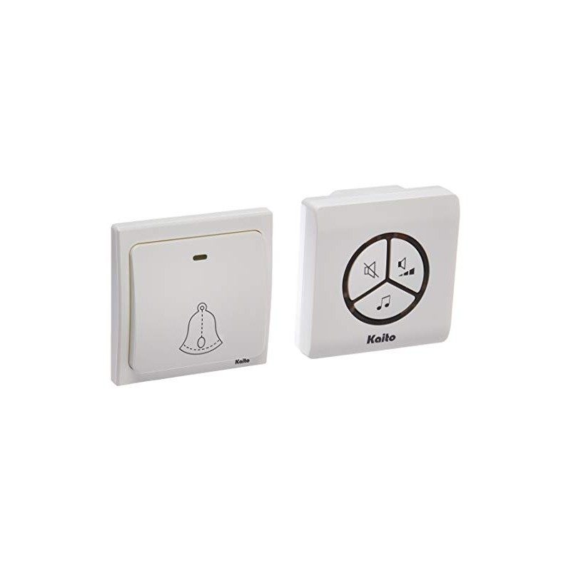 Kaito AG102N Wireless Doorbell, White
