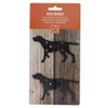 Esschert Design Black Metal Dog Hinges - Right Door