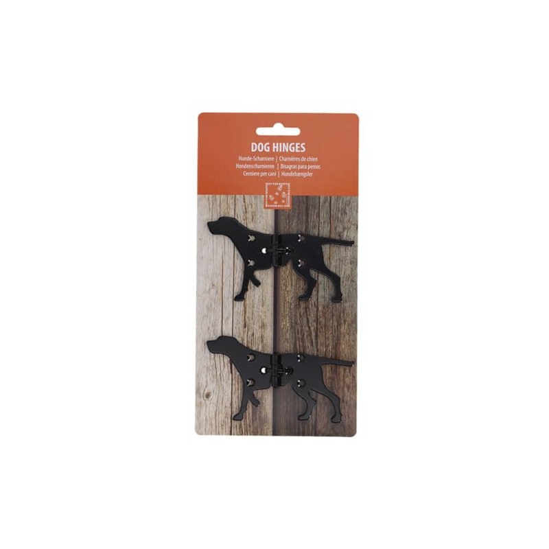 Esschert Design Black Metal Dog Hinges - Right Door