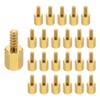 PATIKIL 24pcs M2.5.5 6+6mm Hex Spacer Male to Female Copper
