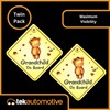 Tek Automotive Grandchild on Board Sign – Twin Pack, High