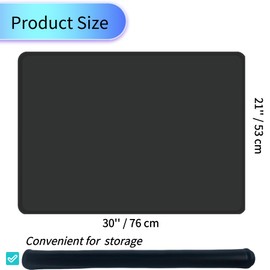 Iycnkok Electric Stove Top Cover Silicone - Upgraded 30" x 21" Glass Stovetop Countertop Protector Mat - Oven Induction Cooktop Guards Mat Extra Space for Kitchen RV XXL