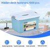 1000 PCS Hidden Deck Fasteners for Composite Decking Board,Composite Deck