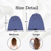 Silk Satin Bonnet Hair Wrap for Sleeping, 2 Pcs Adjustable