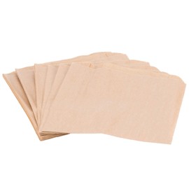 Commerical Business Restroom Bathroom Janitorial Personal Dispensers Leak Proof 8.5" x 8" Wax Coating Kraft Sanitary Napkin Paper Receptacle Disposable Bags Feminine Hygiene Liner- 50/Pack