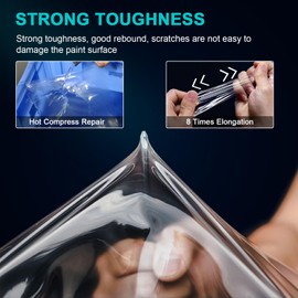 FDAIUN Protection Film for Honda Civic Type R 2023-2024, Headlight Film, TPU Protective Film, PPF Pre-Cut Film, Scratch Guard, Anti-Scratch, Self-Healing Function, Car Wrapping Film Accessories,
