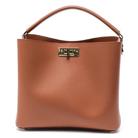 Rename Women's Tote Bag, Small, One Handle, 2-Way Handbag, Camel