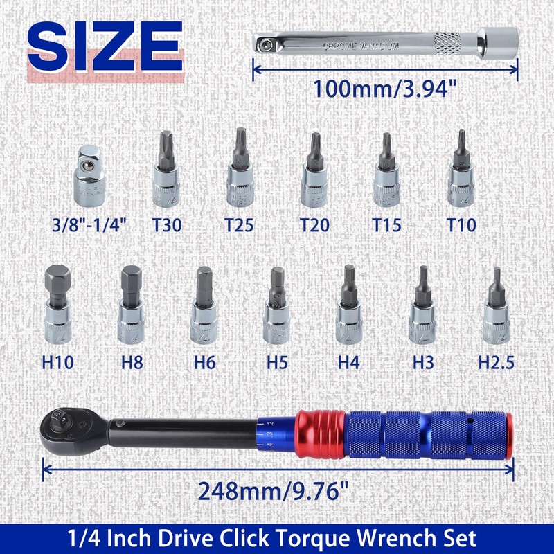 SPEEDWOX Torque Wrench, Torque Wrench, Tire Replacement, Torque Wrench, For