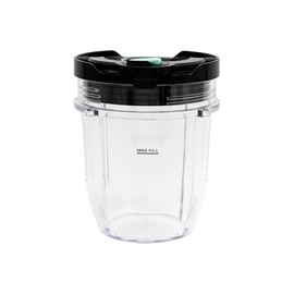 2 Packs 12oz cups with sealing lids and steam-release button lids, Compatible with Nutri Ninja Pro Series and Nutri Ninja Auto-IQ Blender CT640C,CT680,CT682SP,BL450,BL484,BL486CO,BL480