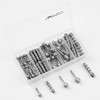 Nail Weights Fishing Sinkers, 65pcs Worm Weights Insert Sinkers Assortment