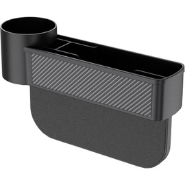 Alpha Depot Car Storage Pocket Console Seat Side Pocket Car Drink Holder Driver Passenger Gap Storage