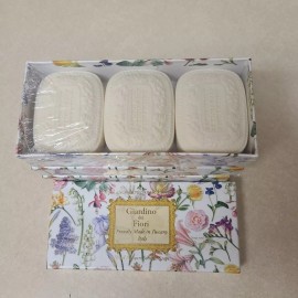 Saponificio Artigianale Fiorentino Floral Bouquet Scented Soaps 3 piece pack