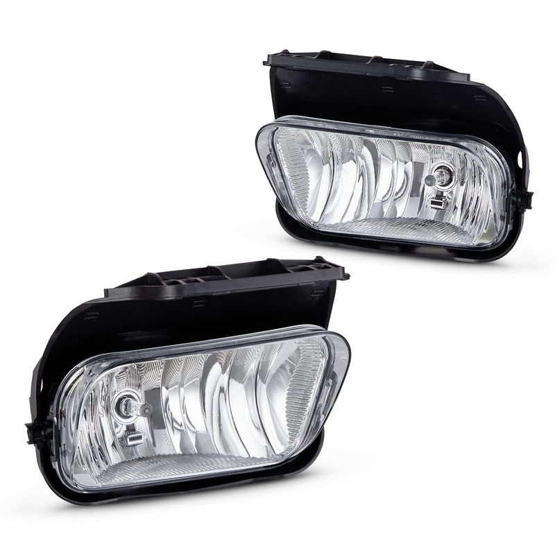 WEZEMLIGHT Fog Light Assembly Replacemen For 2003-2007 Chevy Silverado 2002-2006
