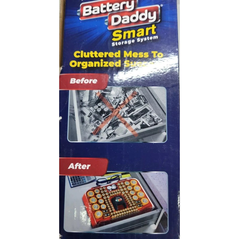 Battery Daddy 2 Qty Battery Daddy Smart Storage System Organizer