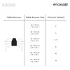 Encasa Table Runner for 4 to 6 Seat Dining Room,
