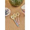 RICE Nathalie Lété Print Melamine Spoon, Children's Spoon, Multi-Colour, Pack