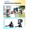 IFOOTAGE Tripod Mount Adapter Q38-SP, Action Camera Quick Release Tripod