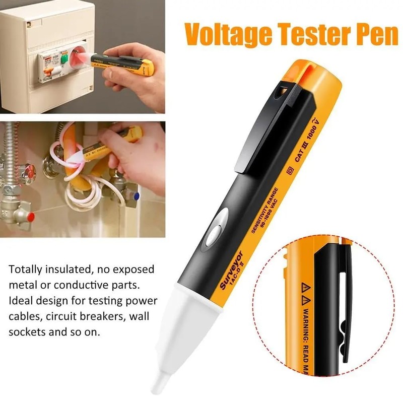 Non Contact Electric Voltage Tester Range 90V to 1000V Digital