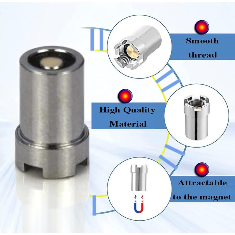 Magnetic Ring Connector Adapter from Yeetschi,Threaded Metal Accessories,Universal Multi Function,