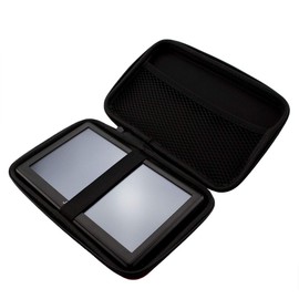caseroxx GPS-Tasche für Jimwey GPS Navi 7 Zoll, (GPS-Tasche mit Reissverschluss und Gummizug) (GPS-Tasche, schwarz)